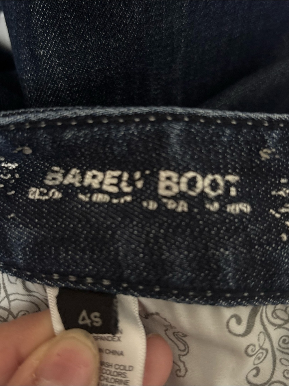 Express Barely Boot Women's Jeans in Dark Indigo 4S
